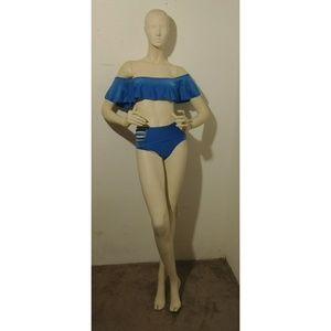 Ladies High waisted off the shoulder bikini